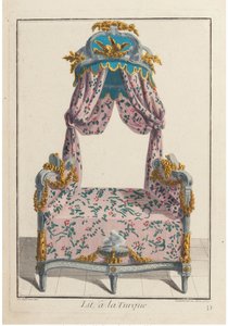 Lit à la Turque, vers 1788 - Pierre de La Mesangere