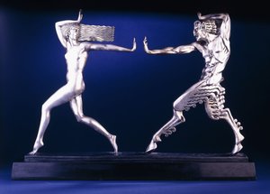 Groupe de Nymphe et Faune, 20ème siècle - Pierre le Faguays