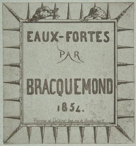 Eaux-fortes par Bracquemond, 1854