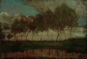 Le Gein: Arbres au bord de l