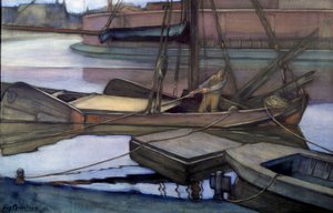 Départ pour la pêche (Zuidersee) 1900 - Piet Mondrian