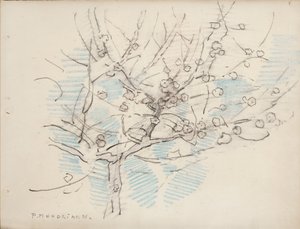 Arbre en fleurs, vers 1917-18