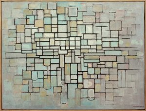 Composition n° II; Composition avec lignes et couleurs - Piet Mondrian