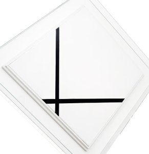 Composition en losange avec deux lignes - Piet Mondrian