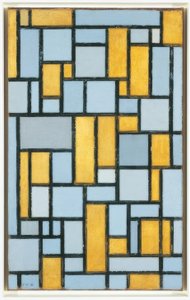 Composition en gris et ocre, 1918 - Piet Mondrian