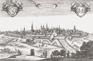 Panorama de Münster, Allemagne - Pieter (after) Nolpe