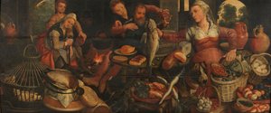Scène de cuisine - Pieter Aertsen
