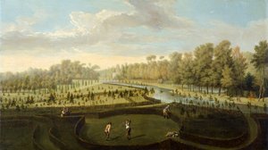 Les jardins de Chiswick House depuis l
