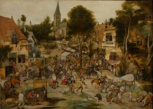 La Foire du village Kermesse, avant 1565 - Pieter Balten
