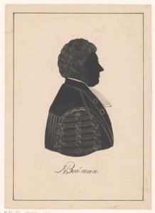 Portrait en silhouette de Herman Bouman