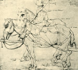 Cavalier et deux chevaux, 1559-1563, 1943 - Pieter Bruegel the Elder
