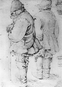 Études de paysans - Pieter Bruegel the Elder