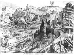 La Madeleine pénitente, gravée par Hieronymus Bosch (vers 1510-70) vers 1555-57 - Pieter Bruegel the Elder
