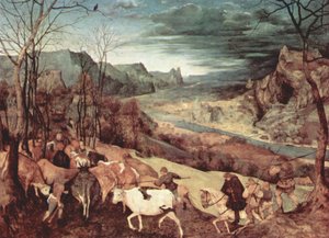 Néerlandais : Le retour du troupeau





 (Automne ) - Pieter Brueghel the Elder