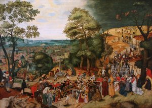 Le Christ portant la croix - Pieter Brueghel the Younger