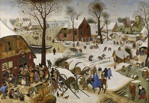 Dutch : Le recensement à Bethléem Recensement à Bethléem - Pieter Brueghel the Younger