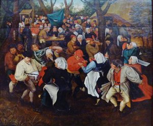 En français :  La Danse de noce La danse de mariage - Pieter Brueghel the Younger