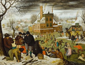 Les Quatre Saisons : Hiver - Pieter Brueghel the Younger