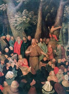 Le Sermon de Jean-Baptiste (détail), 1604 - Pieter Brueghel the Younger