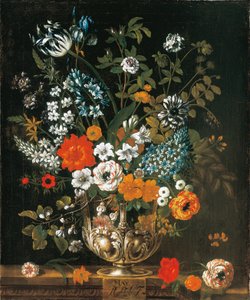 Mai, des Douze Mois de Fleurs, un calendrier floral de natures mortes - Pieter Casteels
