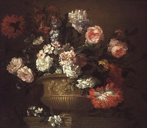 Nature morte de fleurs dans une urne - Pieter Casteels