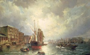 Le bassin de Londres, 1861 - Pieter Christiaan Cornelis Dommelshuizen