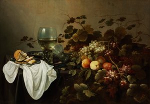 Nature morte avec fruits et Roemer