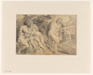 Ixion trompé par Zeus et Héra - Pieter Claesz. Soutman (rejected attribution)