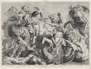 Chasse aux lions