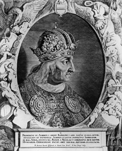 Portrait de Frédéric IV (1415-1493), Saint Empereur Romain, gravé par Sompel, Pieter van (né c.1600) - Pieter Claesz Soutman