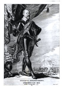 Portrait de Gustave-Adolphe le Grand, roi des Suédois (1592-1632), 1650 - Pieter Claesz Soutman
