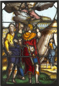 Vitre représentant Moïse sur le mont Sinaï