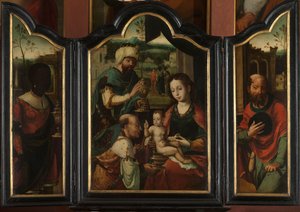Triptyque avec l