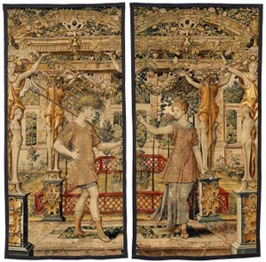 Vertumne et Pomone : Vertumne transformé en fermier, c.1550 - Pieter Coecke van Aelst