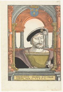 Portrait de François Ier 1494-1547, roi de France, duc de Bretagne, comte de Provence, 1539 - Pieter Coecke van Aelst