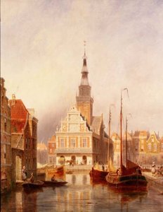 La Maison de Pesée, Alkmaar, Hollande - Pieter Cornelis Dommerson