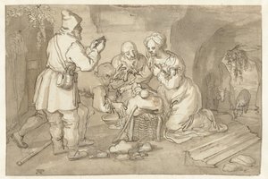 Adoration des bergers - Pieter Cornelisz. van Rijck