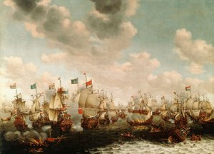 La bataille des quatre jours - Pieter Cornelisz van Soest