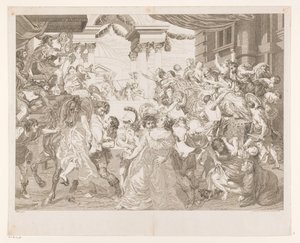 Enlèvement des Sabines - Pieter Franciscus Martenasie