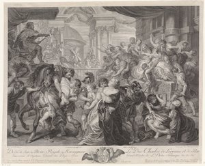 Enlèvement des Sabines - Pieter Franciscus Martenasie