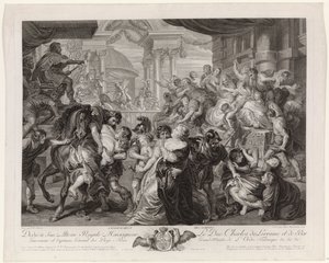 Enlèvement des Sabines - Pieter Franciscus Martenasie