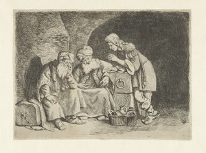 Joseph interprète les rêves du boulanger et du sommelier - Pieter Fransz de Grebber