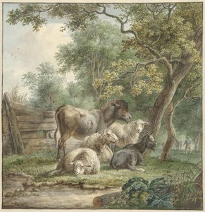 Bétail dans un verger - Pieter Gerardus van Os