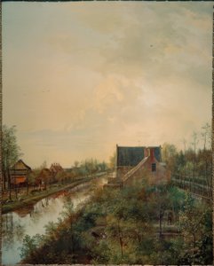Un canal à Gravenland - Pieter Gerardus van Os