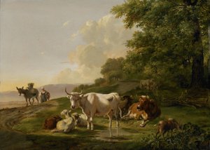 Paysage avec du bétail - Pieter Gerardus van Os