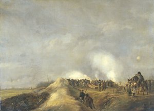 Le bombardement de Naarden, avril 1814 - Pieter Gerardus van Os