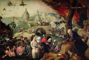 La tentation de Saint Antoine, 1547 - Pieter Huys