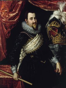 Portrait du roi Christian IV de Danemark - Pieter Isaacsz