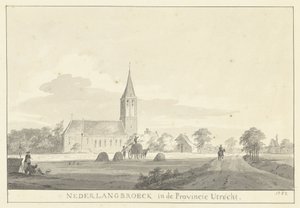 Vue du village de Nederlangbroek - Pieter Jan van Liender