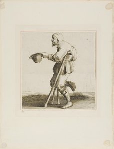 Lame Beggar Asking for Alms, de T is al verwart-gaern (C